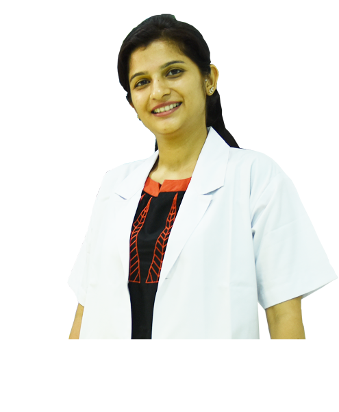 The dental doctor in white with a cheerful smile delivers the best dental care to her patients.